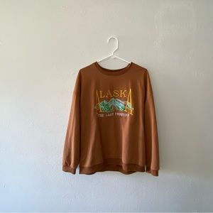Rust/Burnt Orange Alaska Sweatshirt
